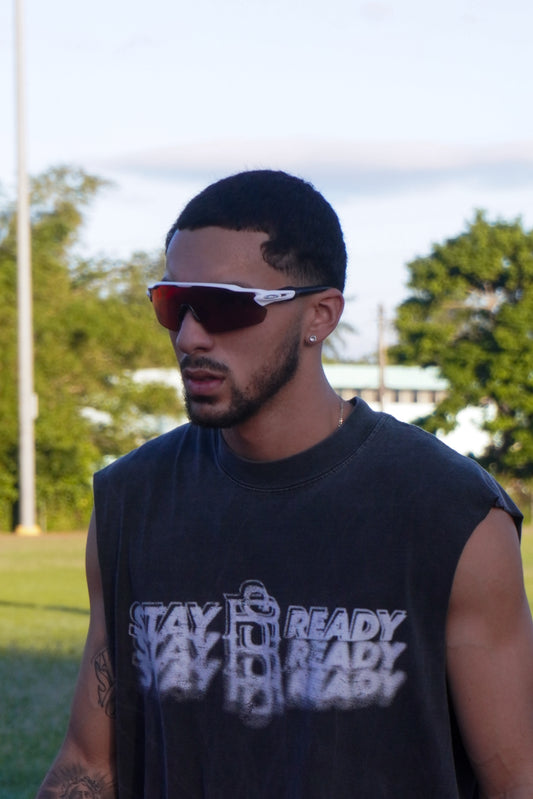 Cut-off Vintage Grey Tee